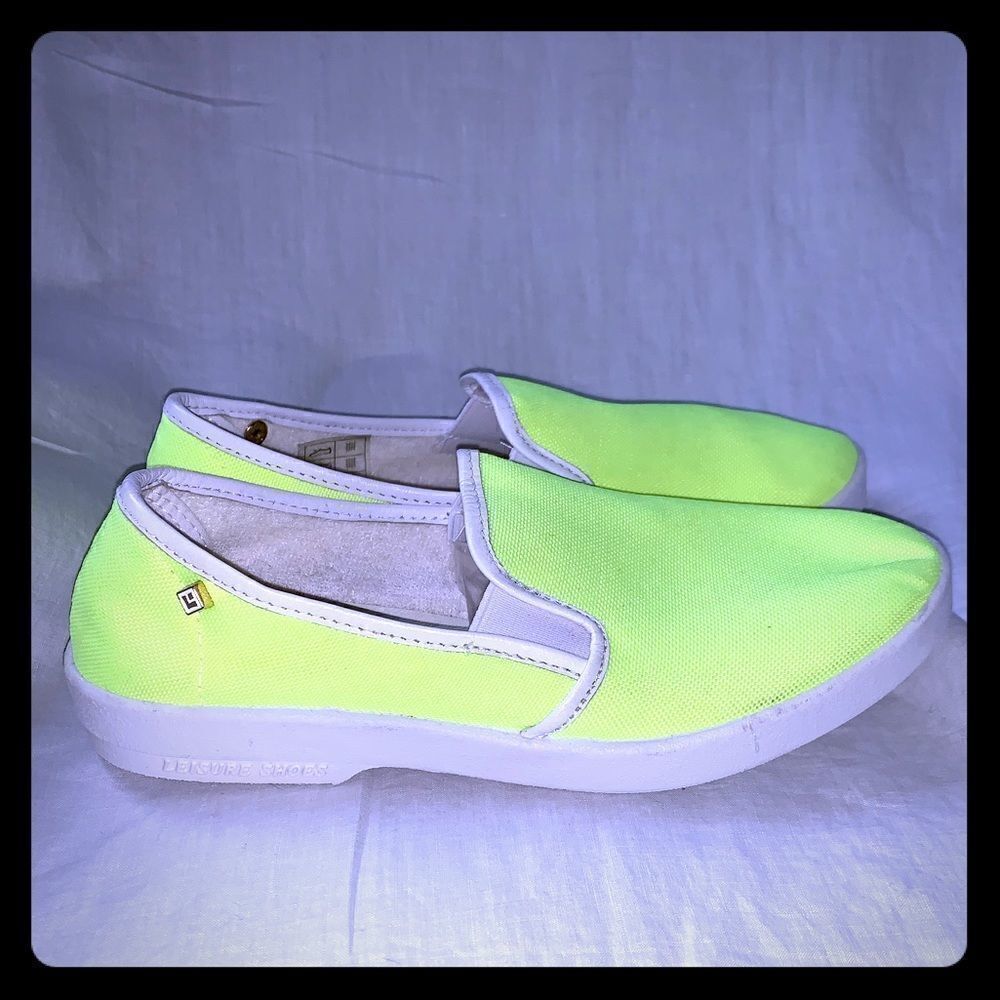 RIVIERAS Neon Slip On Sneakers-EUR 36 US 6